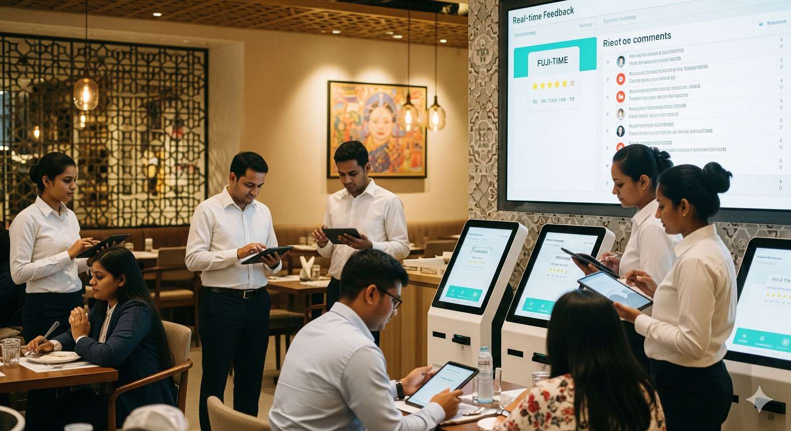 MenuMitra Customer Feedback Management - Feedback Analytics Dashboard with comprehensive insights into customer satisfaction